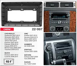 Перехідна рамка Chrysler, Dodge, Jeep Carav 22-997 - мініатюра 4