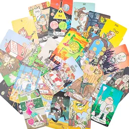 Таро Tarot Deck Гравіті Фолз Gravity Falls The Mystery Tarot 78 штук в комплекті 10 см - мініатюра 4