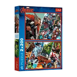 Пазл Trefl The Avengers Захисники світу 2х 200 елементів (5900511133189)