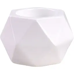 Свічник геометричний МВМ My Home SK-36 70х55 мм (SK-36 WHITE)