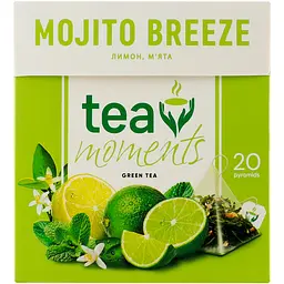 Чай зелений Tea Moments Mojito Breeze, 20 пірамідок (920162)