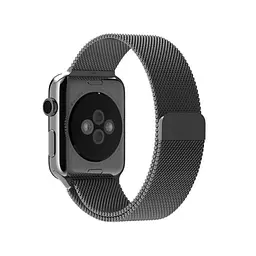 Ремінець Creasted для годинника Milanese loop steel bracelet Apple watch, 38 40 мм Dark gray - мініатюра 2