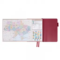 Щоденник діловий Leo Planner 2027 Binario А5 м'який 368 сторінок бордовий (252728) - мініатюра 18