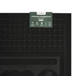 Килимок придверний Eco Fabric Welcome без кромки чорний 60 х 90 см (6090-010) - мініатюра 5