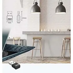 WiFi-адаптер Asus USB-AX55 nano AX1800 USB 3.0 WPA3 MU-MIMO OFDMA - мініатюра 5