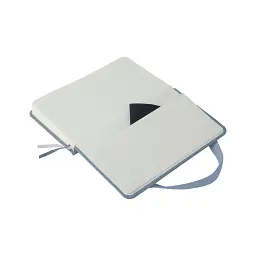 Книга записна Axent Partner 95x140 мм, 96 аркушів, клітинка, сіра (8301-62-A)