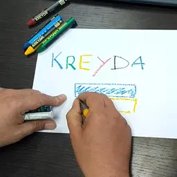 Маркер для розмітки - Універсальна крейда воскова, синій, 12шт. CW606716 - мініатюра 3