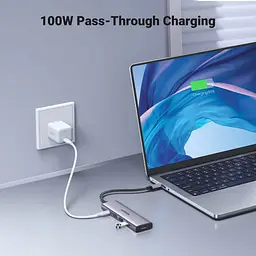 Концентратор Ugreen USB-C to HDMI + 3xUSB 3.0 + PD CM511 gray (15596) - мініатюра 7