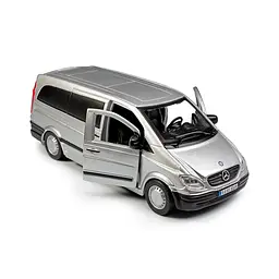 Автомодель Bburago Mercedes Benz Vito 1:32 срібляста (18-43028) - мініатюра 4