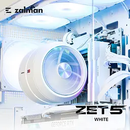 Zalman Процесорний кулер Zalman ZET5, ARGB LGA 1851, 1700, 1200, 115x, AM5, AM4, 4pin PWM, 3pin+5VARGB, TDP200W, білий - мініатюра 9