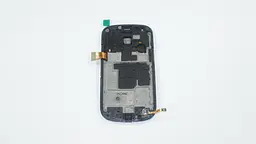 Дисплей для смартфона Samsung Galaxy S3 Mini Neo GT-I8200, blue (у зборі з тачскріном)(з рамкою)