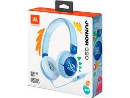 Навушники з мікрофоном JBL Junior 320 Blue (JR320BLU) - мініатюра 8