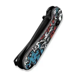Ніж складаний кишеньковий Civivi Elementum (Crossbar Lock), (7.51 см) CPM S35VN / Nebula FatCarbon Fiber чорний/червоний/синій/білий - мініатюра 6