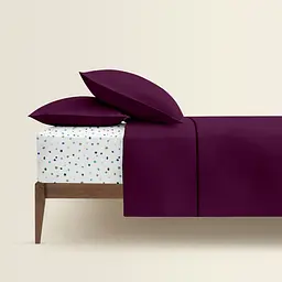 Комплект постільної білизни Cosas сімейний PLUM CS1 2 x 160 x 220 см (Ranfors77_CherryDark_ColorBlots_160x2) - мініатюра 2