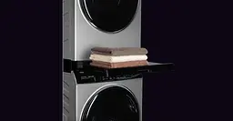 Haier Комплект монтажний для з'єднання пральної машини з сушильною машиною, 47-60см, чорний - мініатюра 2