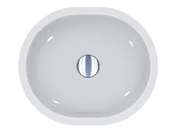 Умивальник Miraggio MARK 425 (0002682) Miramarble, Глянцевий, Накладний, Білий - мініатюра 4