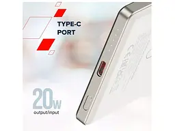Зовнішній акумулятор (Power Bank) Canyon OnCharge 505 slim 5000mAh 20W Beige (CNS-CPB505BE) - мініатюра 8