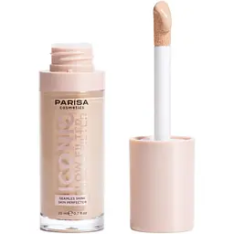 Тональна основа-флюїд Parisa Iconic Glow Filter з ефектом сяйва 20 мл відтінок № 603 Peachy fair - мініатюра 2