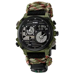 Наручний годинник чоловічий 2202NCMGN Camo Green Skmei acs0030151