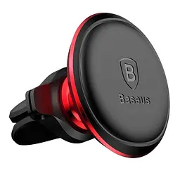 Автомобільний утримувач холдер Baseus Magnetic Air Vent SUGX-A09 Red