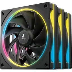 Комплект вентиляторів Deepcool FL12SE 3IN1 для корпусу 3*120x120x25мм, HB, 400~1900 RPM±10%,