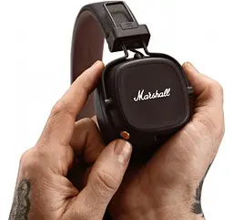 Bluetooth-навушники Marshall Major IV Brown (1006127) (Asian Version) - мініатюра 6