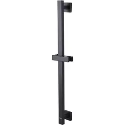 Душова стійка Globus Lux 1108-BB Чорна матова без мильниці SUS304 L-650мм в коробці Чорний матовий