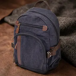 Рюкзак текстильний унісекс 20600 Vintage чорний - мініатюра 1