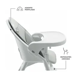 Стілець для годування Kinderkraft Dinnly Grey (5902533926558) - мініатюра 9