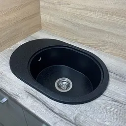 Кухонна мийка Adamant Ovale 610x420x180 антрацит 649223, Антрацит - мініатюра 3
