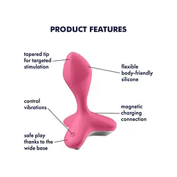 Анальна пробка Satisfyer Game Changer 11.5 см (рожевий) - мініатюра 3