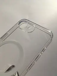 Протиударний прозорий чохол для Apple iPhone 17e/16e Clear Case Ultra Hybrid MagSafe з магнітом - мініатюра 5
