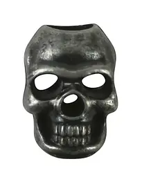 Стопери для шнурка Kombat UK Skull Cord Stoppers 10 шт Срібло (1000-kb-scs-slv) - мініатюра 2