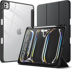 Чохол-книжка BeCover Soft Edge TPU з кріпленням Apple Pencil для Apple iPad Pro 13 M4 2024 Чорний (711717)