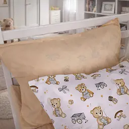 Підковдра бязь MirSon Little Teddy gray 110х140 см (2200012568194) - мініатюра 4