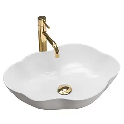 Умивальник Rea Pearl 51x38 white (REA-U0265), Глянцева