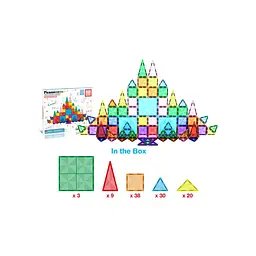 Конструктор Picasso магнітний Tiles Mini Diamond Series Set 100 деталей (817338022327) - мініатюра 4