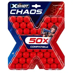 Іграшкова зброя Zuru X-Shot Набір шариків CHAOS new (50 шт.) (36327R)