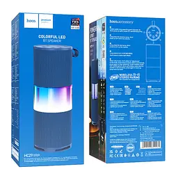 Bluetooth Колонка Hoco HC29 Halo sports Blue - мініатюра 2