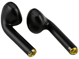 Навушники бездротові Hoco EW41 plus true wireless карбонові чорні (6931474779922) - мініатюра 2