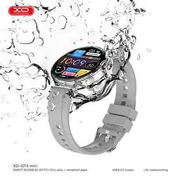 Смарт-часи XO GT4 mini AMOLED Screen Smart Sports Talking Watch сріблястий - мініатюра 6