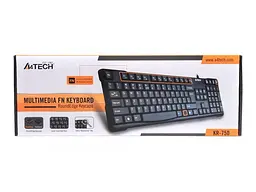 Клавіатура A4Tech KR-750 USB Black - мініатюра 3