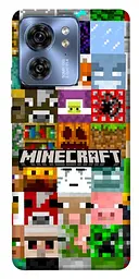 Чохол Demsky Minecraft collage для Motorola Edge 40