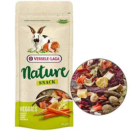 Натуральні ласощі для гризунів Versele-Laga Nature Snack Veggies Верселе-лага Натюр снеки овочі 85 г (614334)