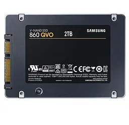 Накопичувач SSD Samsung Sata 2.5 2TB SSD 860 QVO MJX QLC (MZ-76Q2T0BW) Б/в - мініатюра 2
