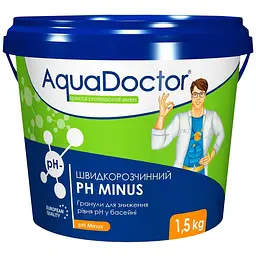 Засіб для зниження pH AquaDoctor pH Minus 1.5 кг в гранулах 88494