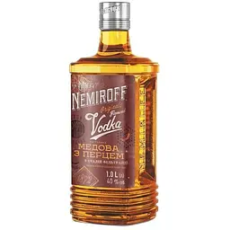 Набір: настоянка Nemiroff Originals Українська медова з перцем 40% 1 л х 2 шт. - мініатюра 3