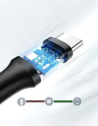 Кабель Ugreen US287 USB 2.0 to USB Type-C Cable Nickel Plating 3A 3 м Black (60826) - мініатюра 6