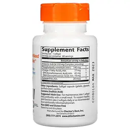 Олія антарктичного криля Doctor's Best Real Krill 350 mg, 60 капсул - мініатюра 2