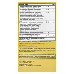 Вітаміни та мінерали Nature's Way Alive! Adult Ultra Potency, 60 таблеток - мініатюра 3